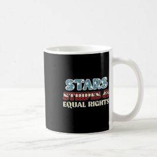 Taza De Café Estrellas Y Rayas E Igualdad De Derechos Independe