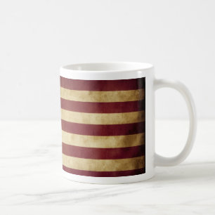 Taza De Café Estrellas y rayas Patrióticas Mug de regalo para p