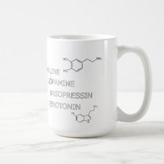 Taza De Café Estructura química Geeky de la ciencia del amor
