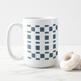 Taza De Café Estrutura F | Azul Petróleo