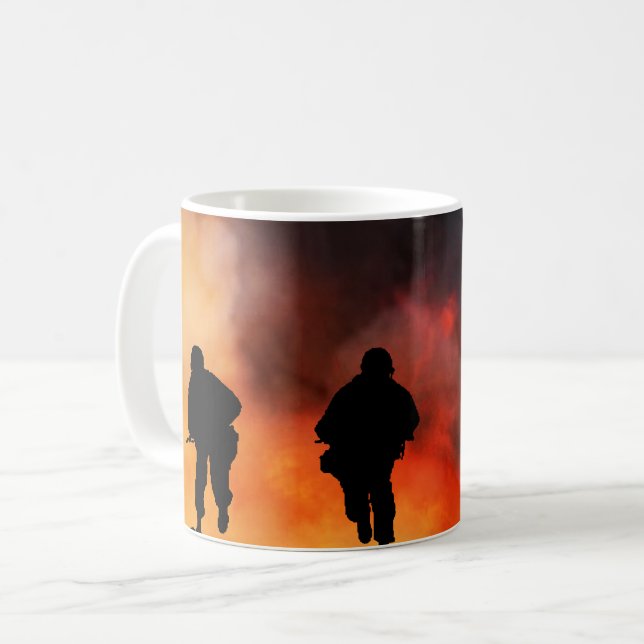 Taza De Café Estuche para iPhone de ejército (Anverso izquierdo)