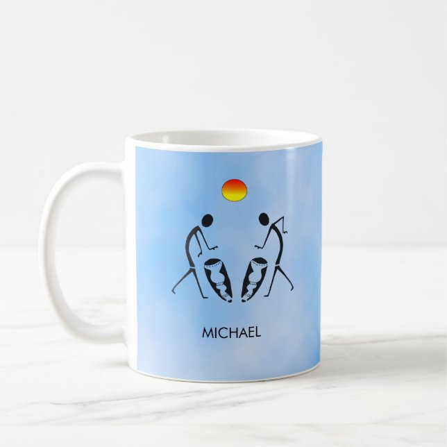 Taza De Café Estuche Sunshine and African Drumming para iPhone  (Izquierda)