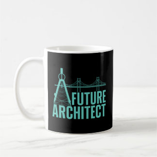 Taza De Café Estudiante de arquitectura de futuro