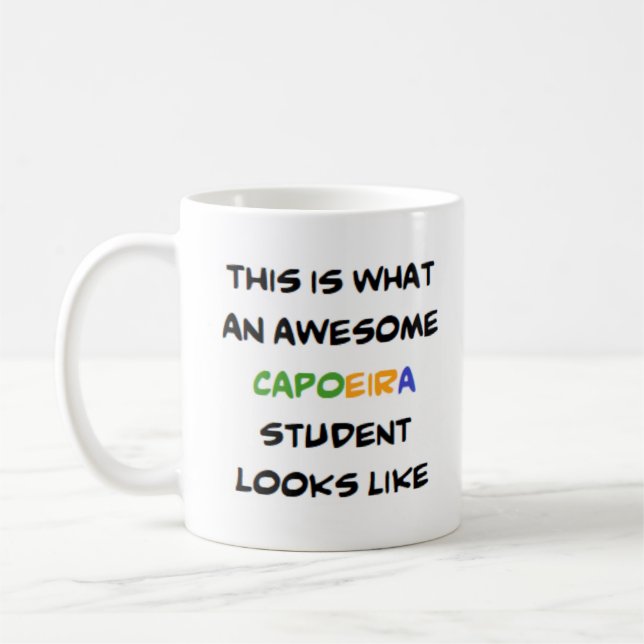 Taza De Café estudiante de capoeira, impresionante (Izquierda)