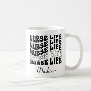 Taza De Café Estudiante de escuela de Enfermería Cuta Vida de E