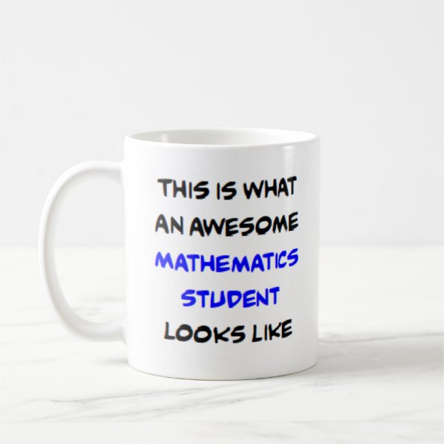 Taza De Café estudiante de matemáticas, impresionante (Izquierda)