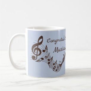 Taza De Café Estudiante de música graduado
