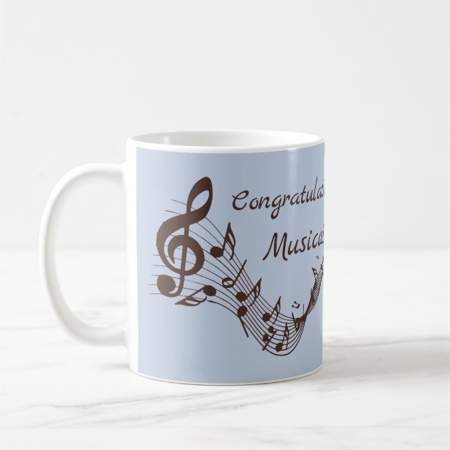 Taza De Café Estudiante de música graduado (Izquierda)