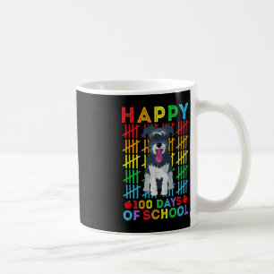 Taza De Café Estudiante de perro Schnauzer en miniatura feliz 1