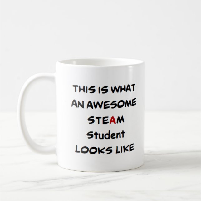 Taza De Café estudiante de vapor, impresionante (Izquierda)