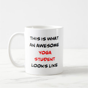 Taza De Café estudiante de yoga, impresionante