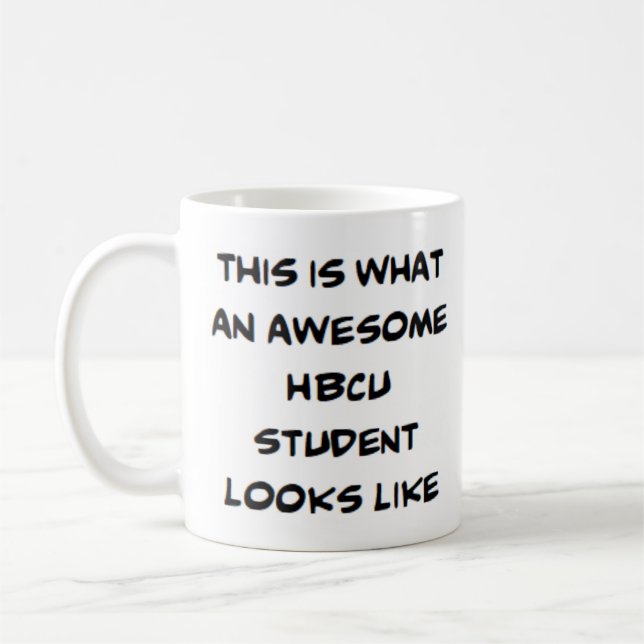 Taza De Café estudiante hbcu, impresionante (Izquierda)