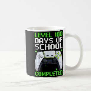 Taza De Café Estudiante Jugador de Video 100º Día Profesor 100