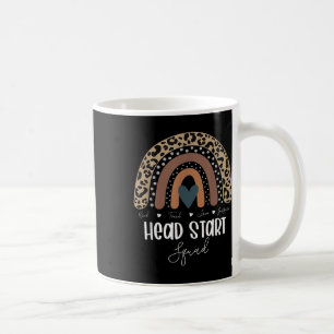 Taza De Café Estudiante Leopard Rainbow Teacher, inicio escolar