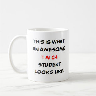 Taza De Café estudiante tai chi, impresionante