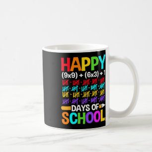 Taza De Café Estudiantes Felices 100 Días De Escuela