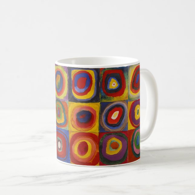 Taza De Café Estudio de color - Wassily Kandinsky (Anverso derecho)