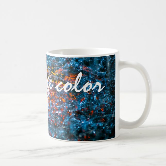 Taza De Café Estudio En Acuarela - Naranja (Derecha)