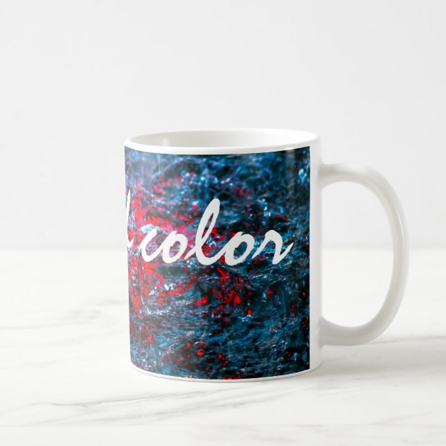 Taza De Café Estudio En Acuarela - Rojo (Derecha)