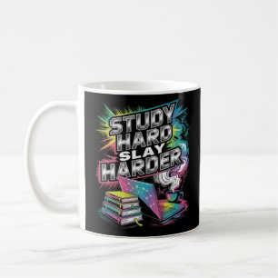 Taza De Café Estudio Motivador de neón cromado y duro