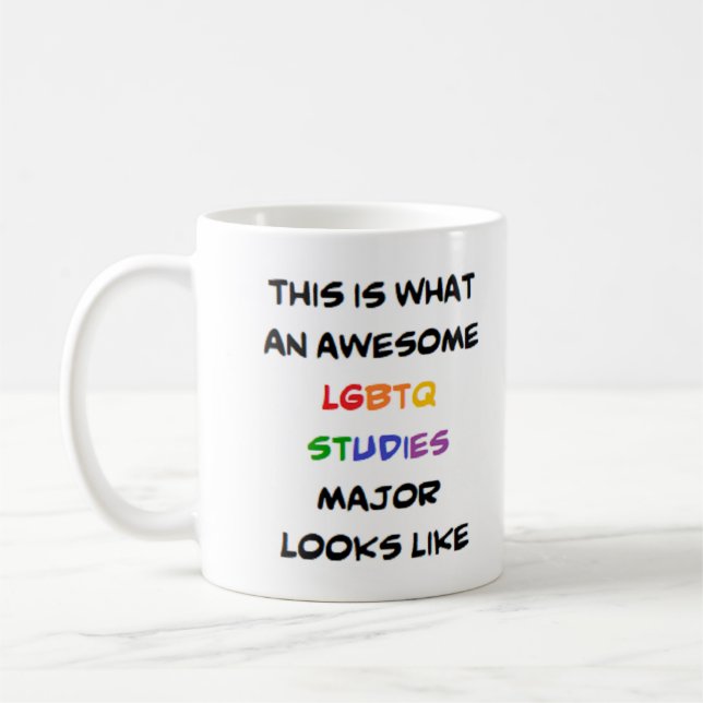 Taza De Café estudios lgbtq mayores, impresionantes (Izquierda)