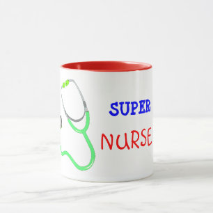 Taza de café estupenda de la enfermera del