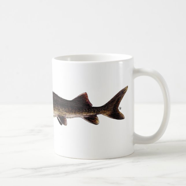 Taza De Café Esturión del lago - fulvescens del Acipenser (Derecha)
