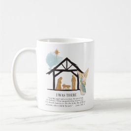 Taza De Café Estuve Ahí Navidades de la escena de la Natividad 