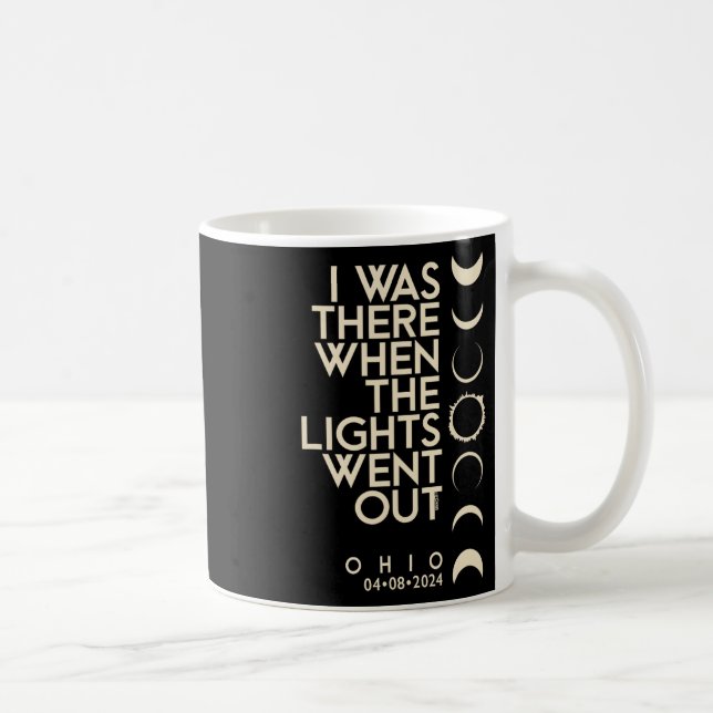 Taza De Café Estuvo En Ohio Eclipse Solar Total 2024 (Derecha)