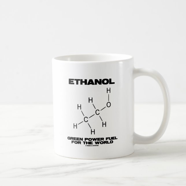 Taza De Café Etanol Combustible De Energía Verde Para La Químic (Derecha)