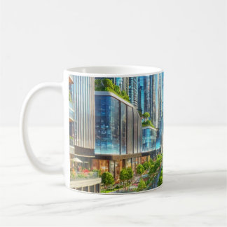 Taza De Café Eterity Metropolis - El paisaje urbano futurista