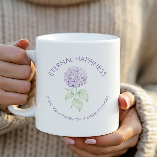 Taza De Café Eternal Happiness Hydrangea 2026 Convention  (Subido por el creador)