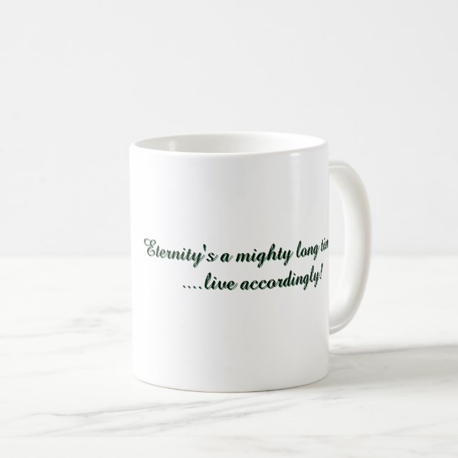 Taza De Café Eternity Classic Mug, 11 oz (Anverso derecho)