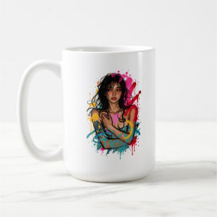 Taza De Café Ethereal Rebel Woman