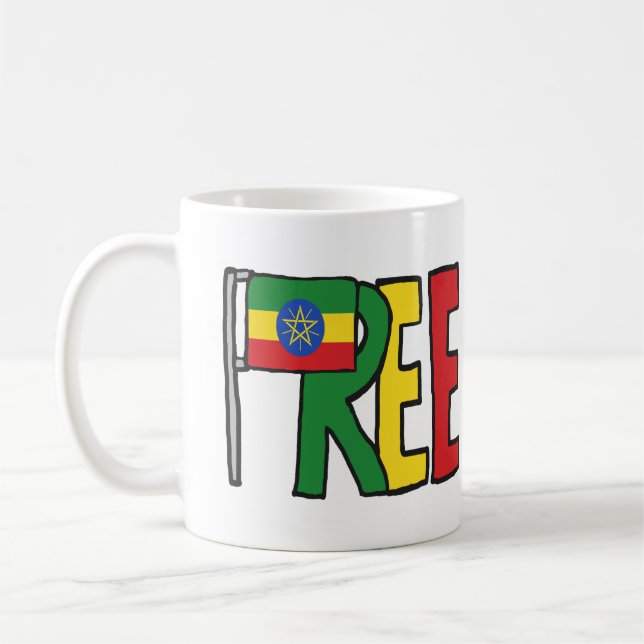 Taza De Café Etiopía libre (Izquierda)