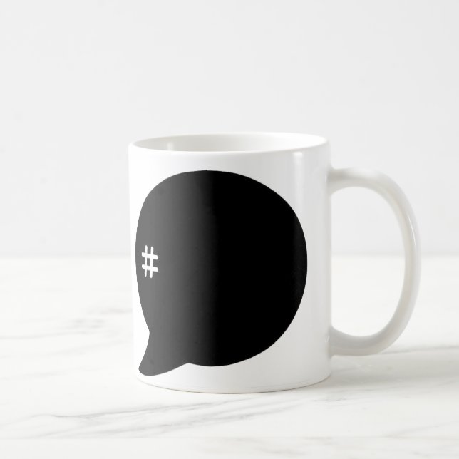 Taza De Café Etiqueta # Café Cup Mug (Derecha)