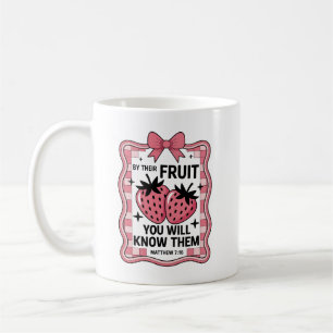 Taza De Café Etiqueta de frasco de mermelada vintage "Mateo 7:1