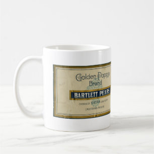 Taza De Café Etiqueta de imagen de California