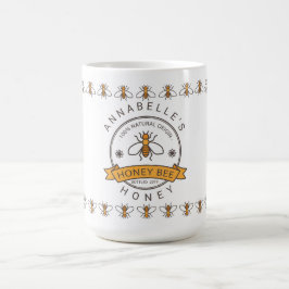 Taza De Café Etiqueta de miel personalizada