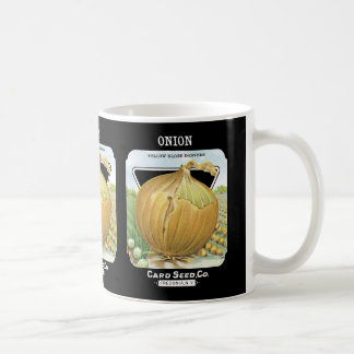 Taza De Café Etiqueta de paquete de semilla de cebolla
