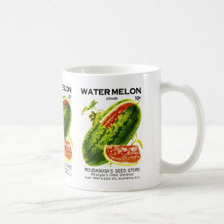 Taza De Café Etiqueta de paquete de semilla de sandía