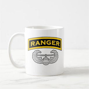 Taza De Café Etiqueta del guardabosques - insignia del ataque