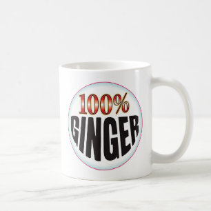 Taza De Café Etiqueta del jengibre