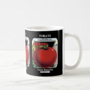 Taza De Café Etiqueta del paquete de semillas de tomate