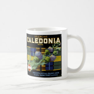 Taza De Café Etiqueta Naranja de Caledonia