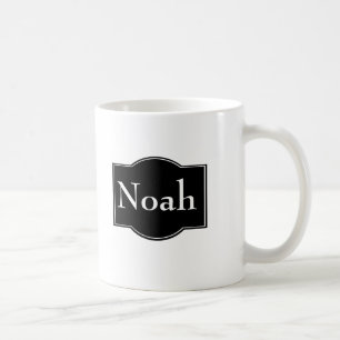 Taza De Café Etiqueta negra personalizada