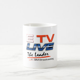 Taza De Café ETV viven logotipo Drinkware