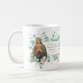 Taza De Café Eucalipto Inmaculado Corazón María