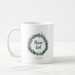 Taza De Café Eucalyptus Berry Botanical Flower Girl