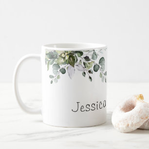 Taza De Café Eucalyptus mug gracia femenina encantadora